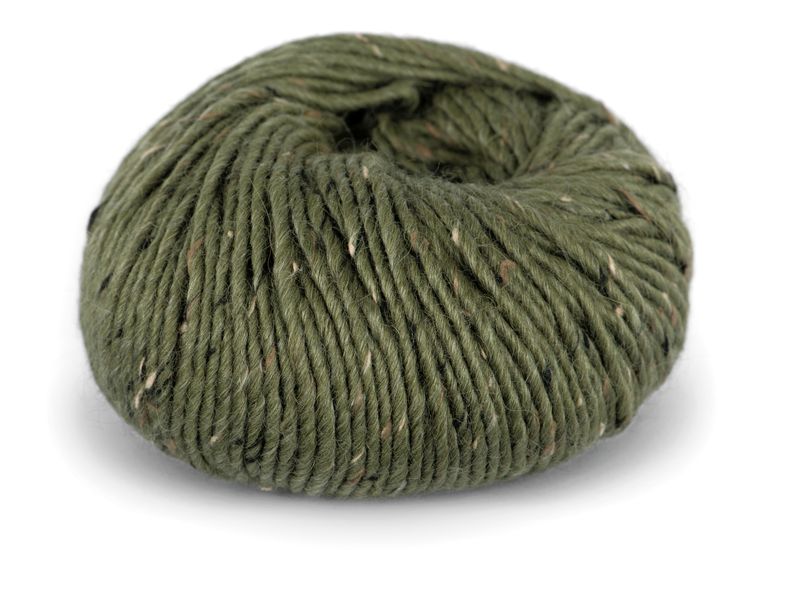 110 Alpakka Tweed Oliven